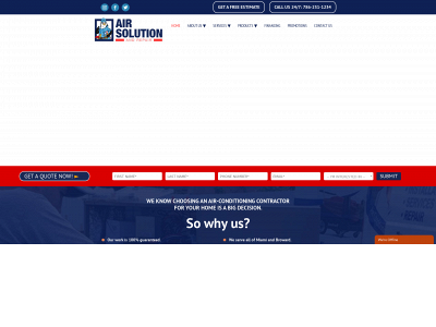airsolutionrepair.com snapshot