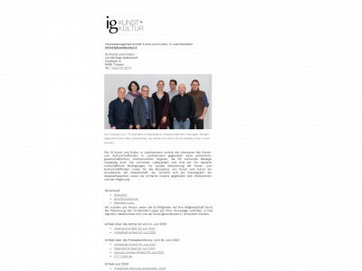 www.igkunstkultur.li snapshot