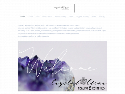 www.crystalclearesthetics.com snapshot