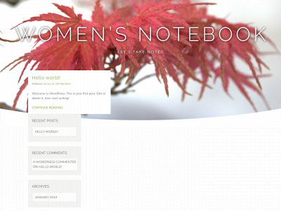 womensnotebook.com snapshot