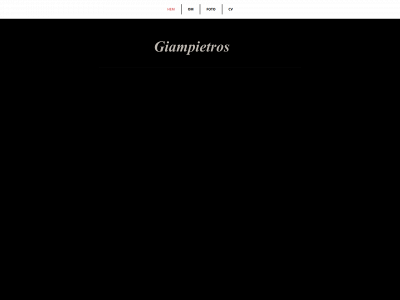giampietro.se snapshot