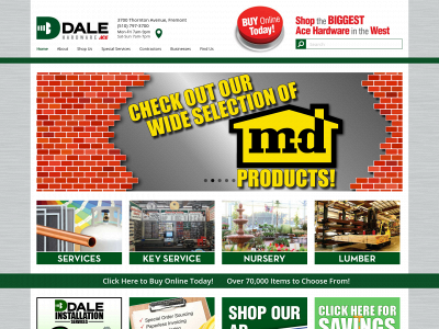 dale-hardware.com snapshot