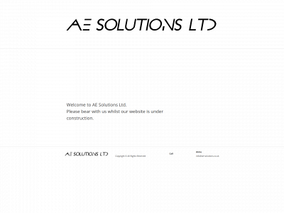 ae-solutions.co.uk snapshot