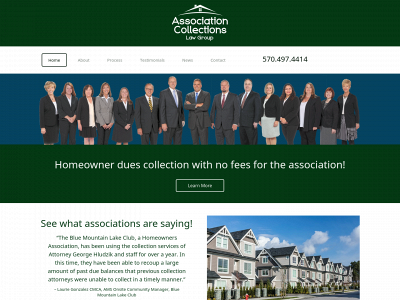 associationcollectionslawgroup.com snapshot