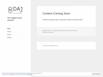 thedaj.com snapshot