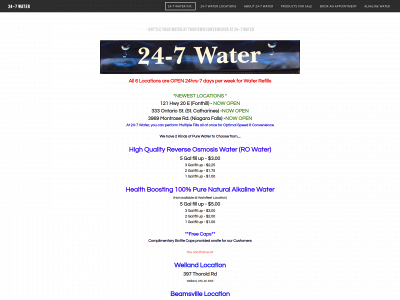 24-7water.ca snapshot