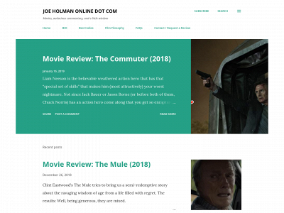 joeholmanonline.com snapshot