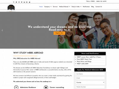 sreceducation.com snapshot