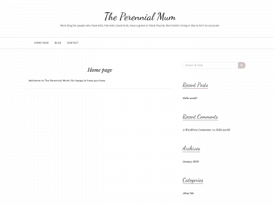 theperennialmum.com snapshot