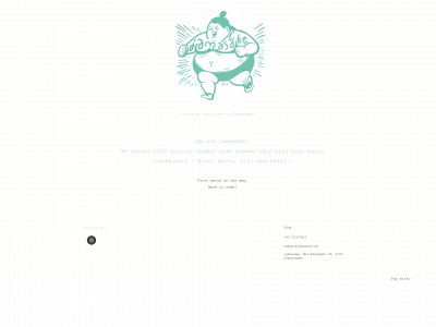jamasake.dk snapshot