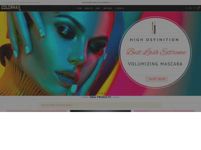 colormaxcosmetics.com snapshot