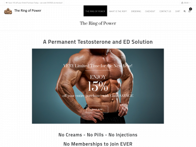 theringofpower.com snapshot