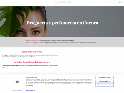 www.drogueriapepe.es snapshot