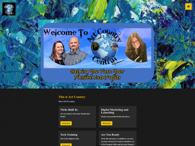 artcountrycentral.com snapshot