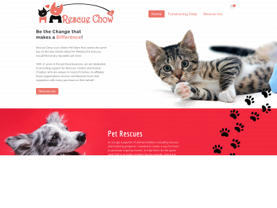 rescuechow.com snapshot