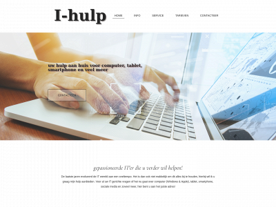 www.ihulp.be snapshot