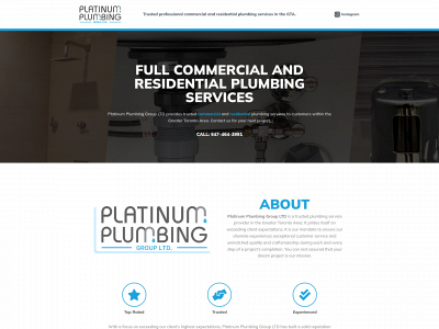 platinumplumbingltd.com snapshot