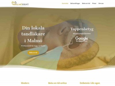 malmodent.se snapshot