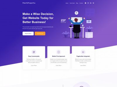 planstoprosperyou.com snapshot