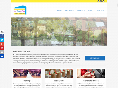 apeaceofcakeeventplanning.com snapshot