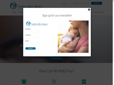 fertilitywithinreach.org snapshot