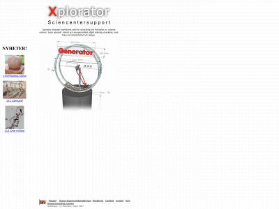 xplorator.se snapshot