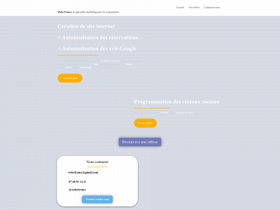 webofrance.fr snapshot