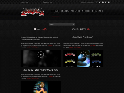 authentikbeatz.com snapshot