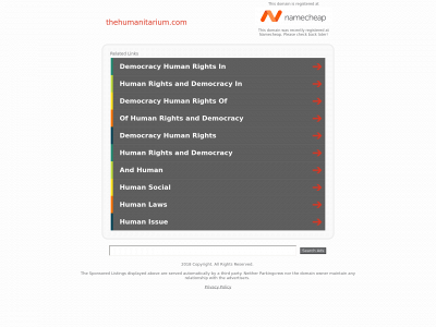 thehumanitarium.com snapshot
