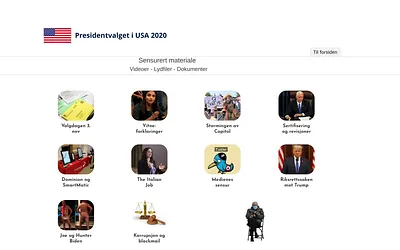 presidentvalget2020.one snapshot