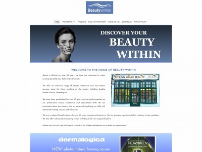 beautywithineltham.co.uk snapshot
