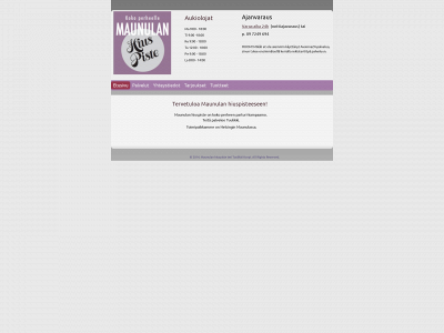 maunulanhiuspiste.fi snapshot