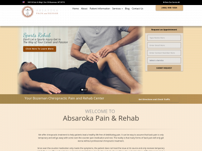 absarokapainandrehab.com snapshot