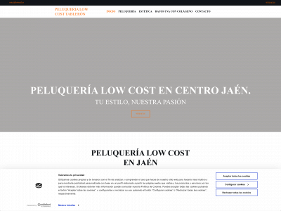 peluquerialowcosttableron.es snapshot