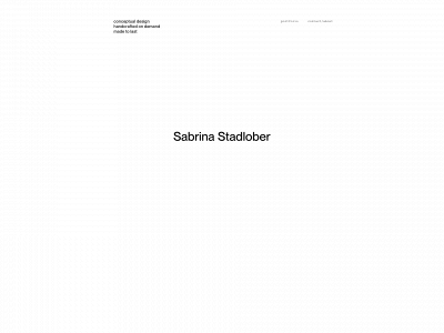 sabrinastadlober.com snapshot