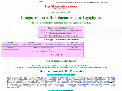 docpedagfrancais.be snapshot