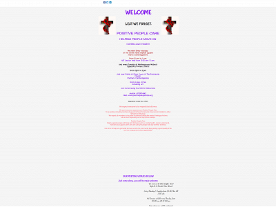 positivepeoplecare.org snapshot