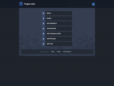 ycgsi.com snapshot