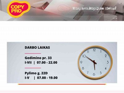 copypro.lt snapshot