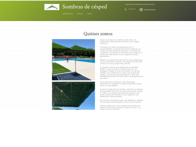 sombrasdecesped.online snapshot