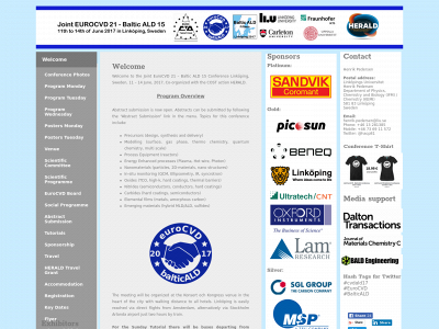 eurocvd-balticald2017.se snapshot