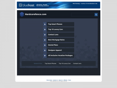 hardcorefence.com snapshot