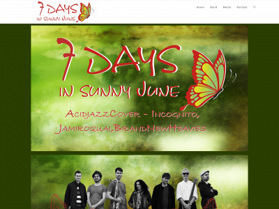 sevendaysinsunnyjune.de snapshot