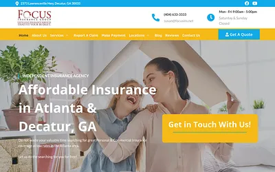 www.focusinsuranceatlanta.com snapshot