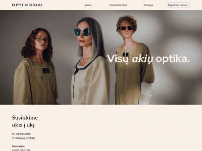 optikoriai.lt snapshot