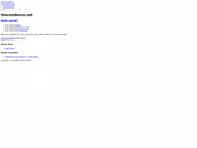 theresidence.site snapshot