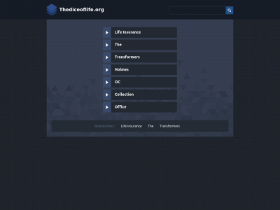 thediceoflife.org snapshot