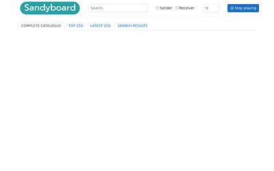 sandyboard.be snapshot