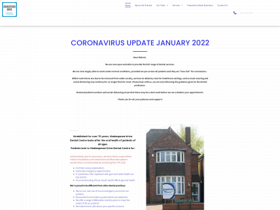shakespearedrivedentalcentre.co.uk snapshot