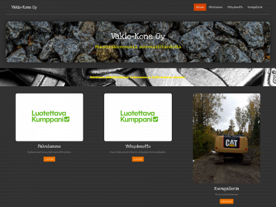 vakio-kone.fi snapshot